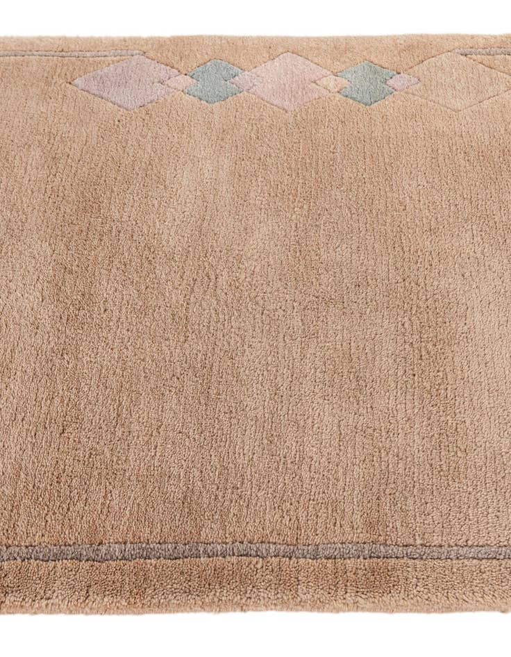 Detail image of 2' 9 x 10'  Hand Knotted Tibet Wool Runner Rug