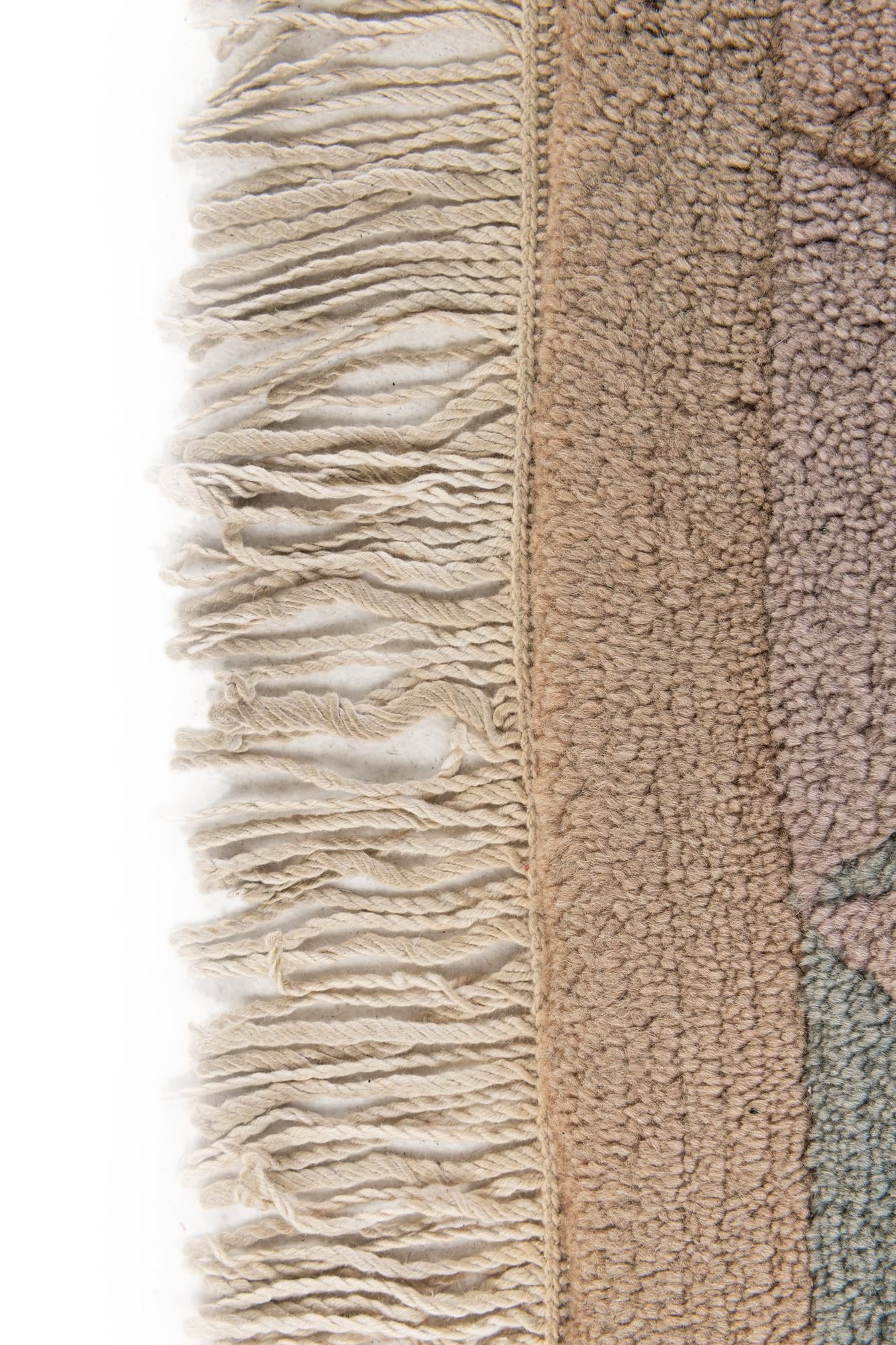 2' 9 x 10' Hand Knotted Tibet Wool Runner Rug