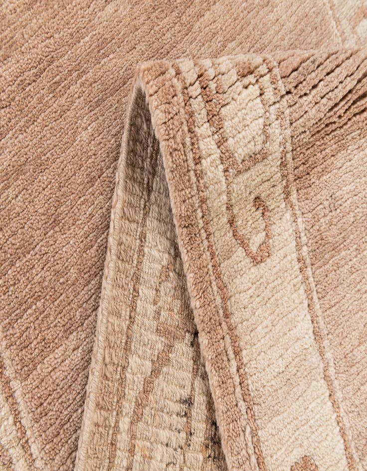 Detail image of 2' 8 x 11' 5  Hand Knotted Tibet Wool Runner Rug