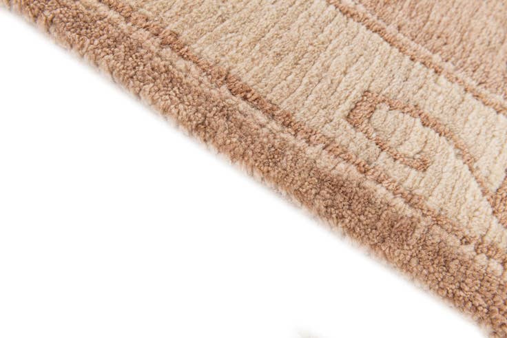 Detail image of 2' 8 x 11' 5 Hand Knotted Tibet Wool Runner Rug