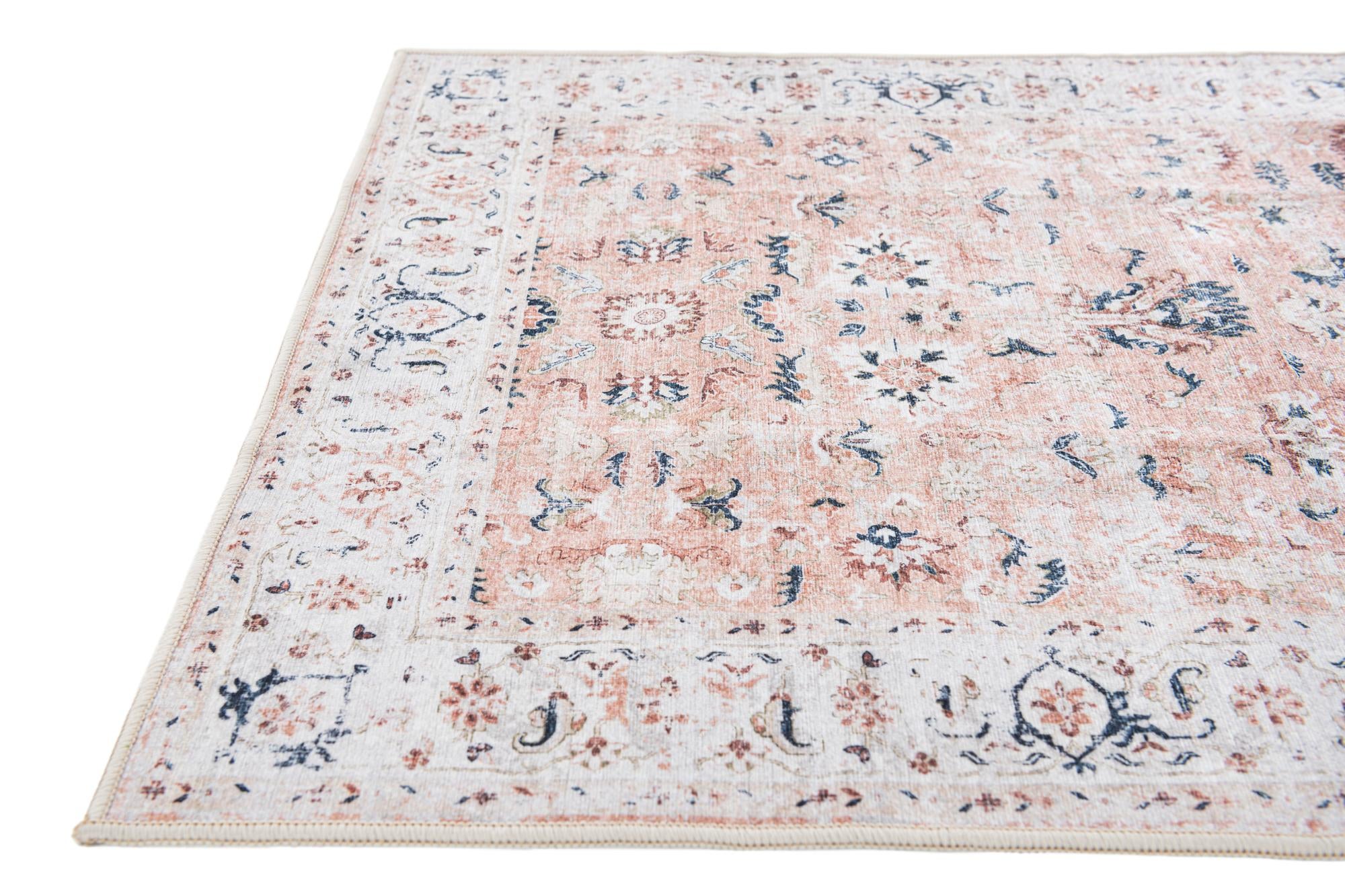 2' x 6' Washable Timeless Runner Rug