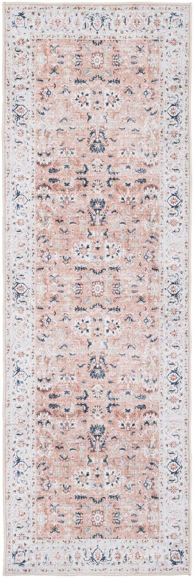 2' x 6' Washable Timeless Runner Rug