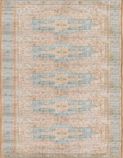 Detail image of 2' 6 x 12' Washable Timeless Runner Rug
