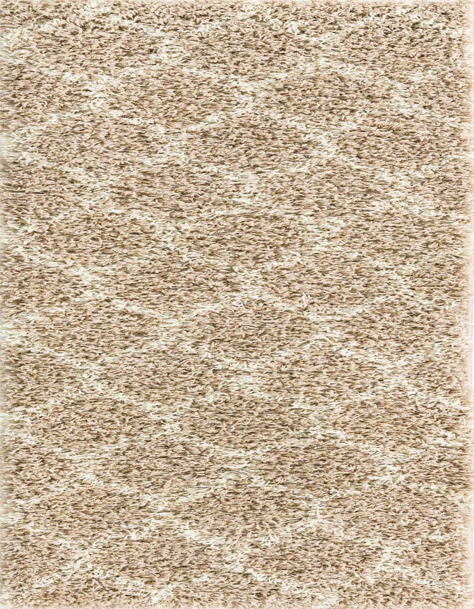 Detail image of 2' x 6' Trellis Shag Runner Rug