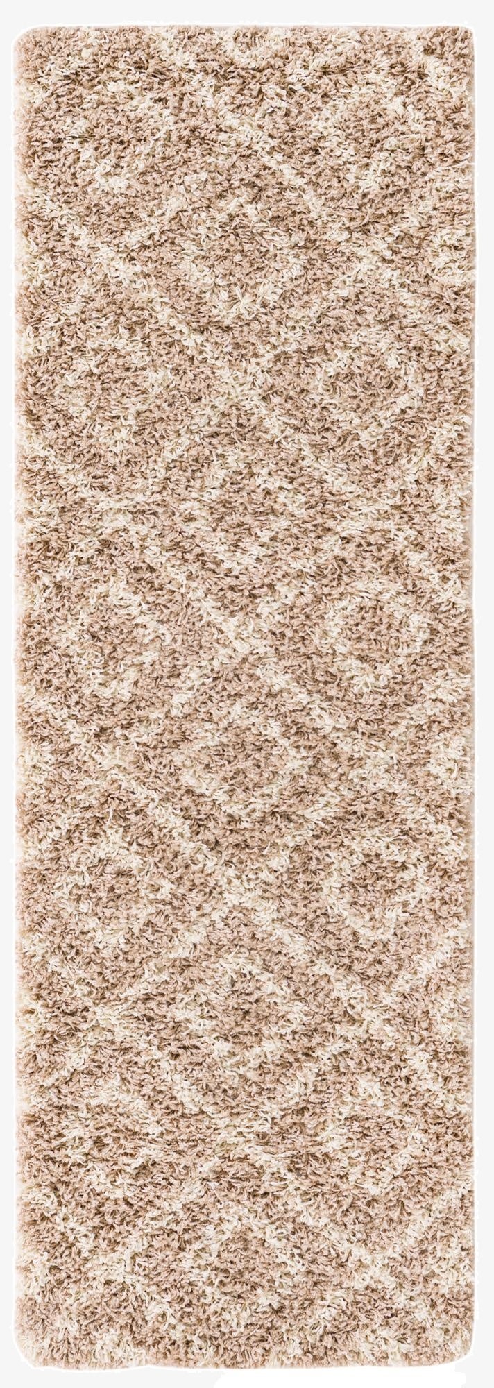 Primary image 2' x 6' Trellis Shag Runner Rug