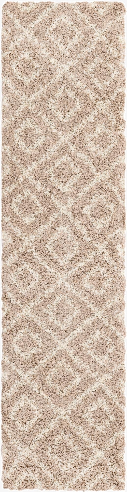Primary image 2' x 8' Trellis Shag Runner Rug