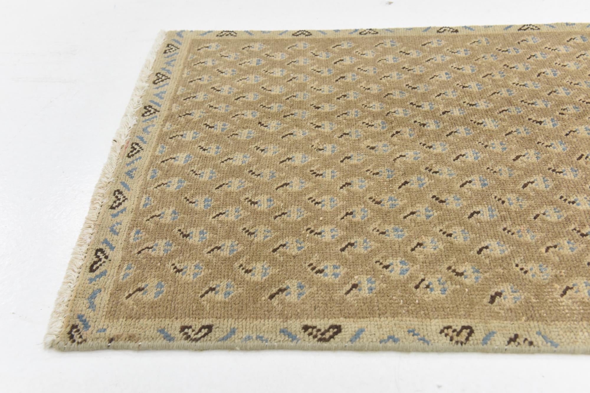 2' 3 x 9' Hand Knotted Ultra Vintage Persian Wool Runner Rug