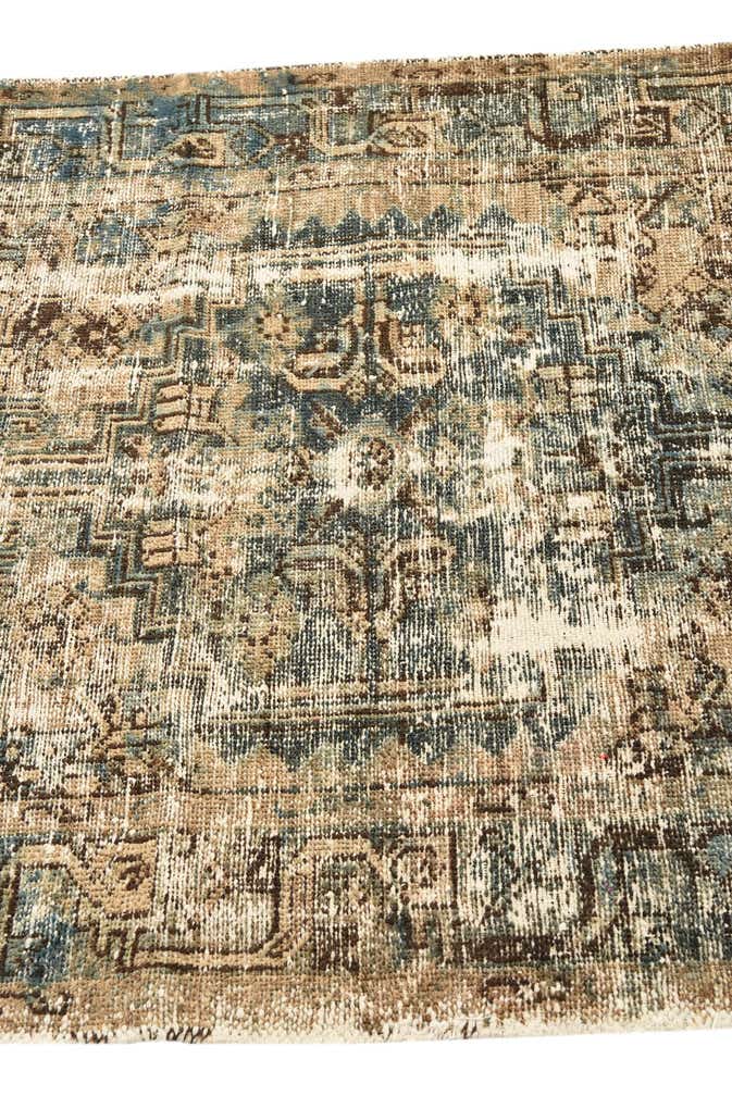 3' 5 x 7' 5 Hand Knotted Ultra Vintage Persian Wool Runner Rug