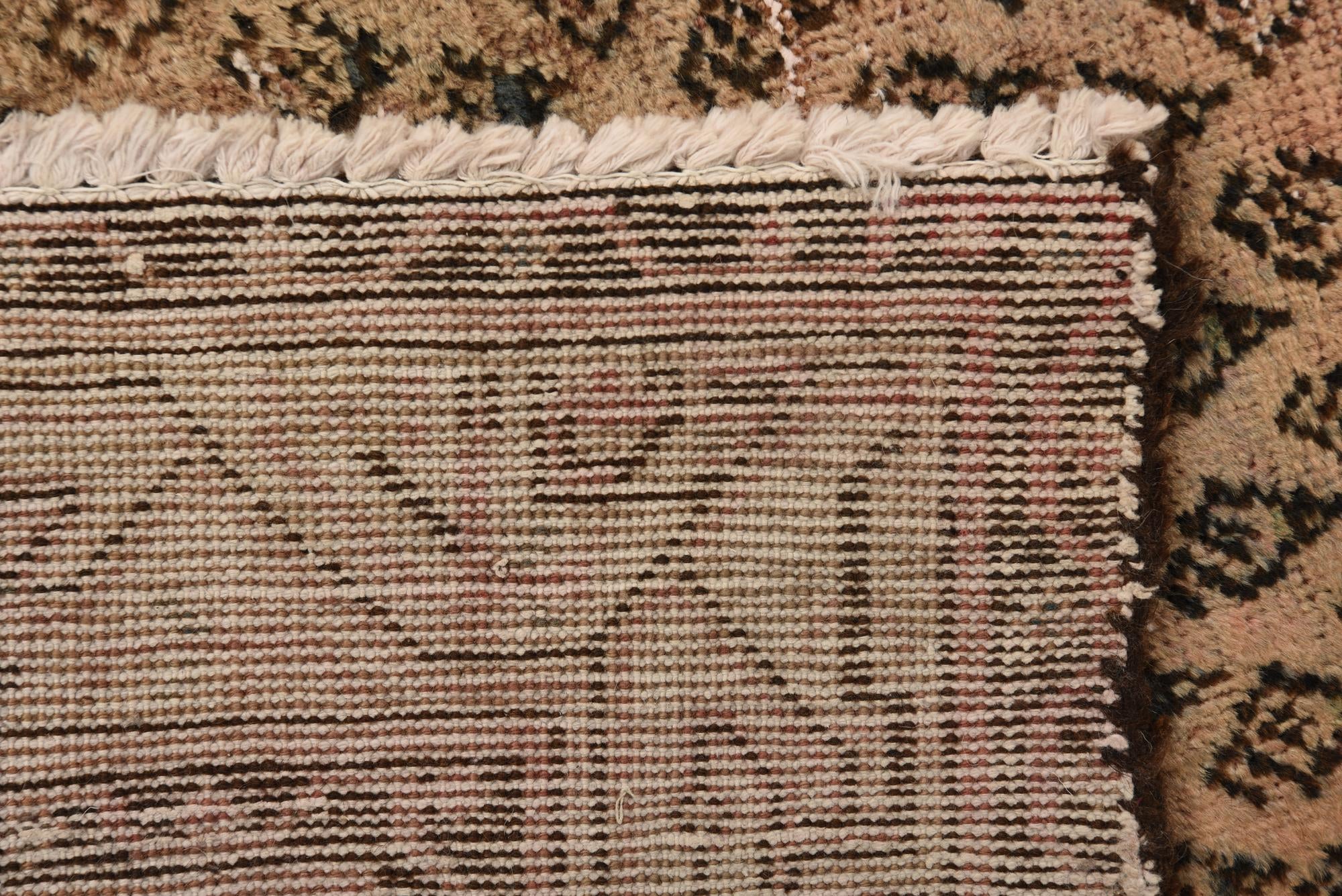 3' 8 x 13' 9 Hand Knotted Ultra Vintage Persian Wool Runner Rug