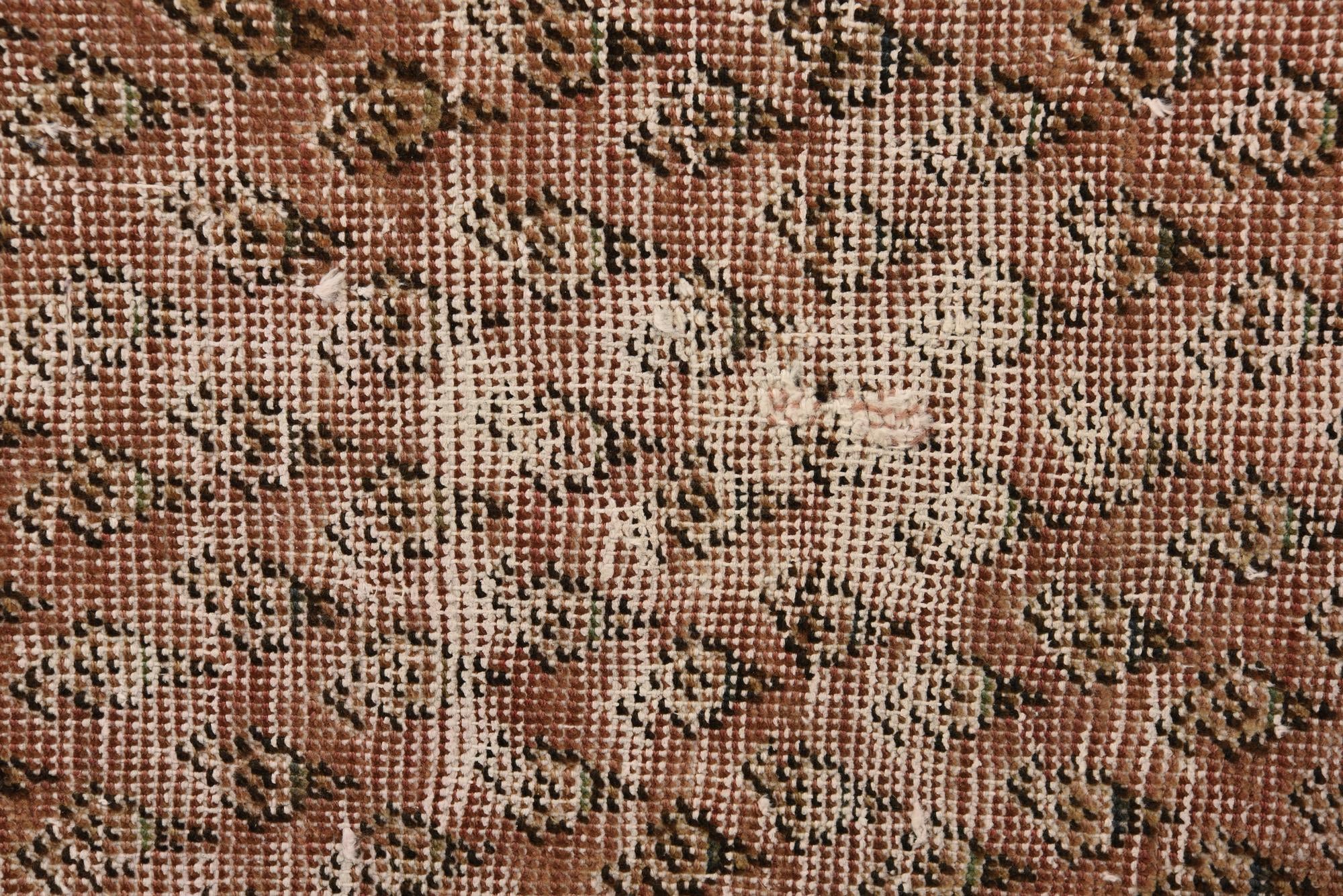 3' 8 x 13' 9 Hand Knotted Ultra Vintage Persian Wool Runner Rug