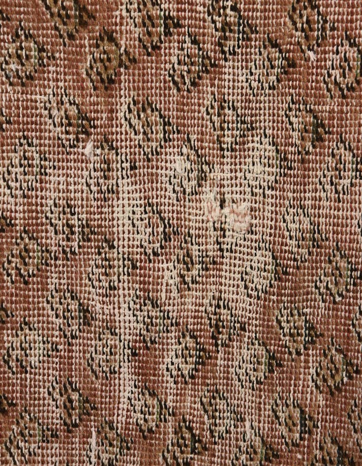 Detail image of 3' 8 x 13' 9  Hand Knotted Ultra Vintage Persian Wool Runner Rug