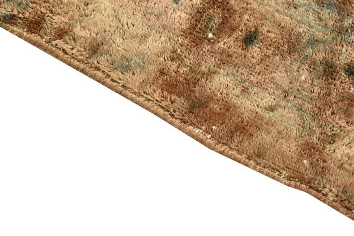 3' 8 x 10' Hand Knotted Ultra Vintage Persian Wool Runner Rug