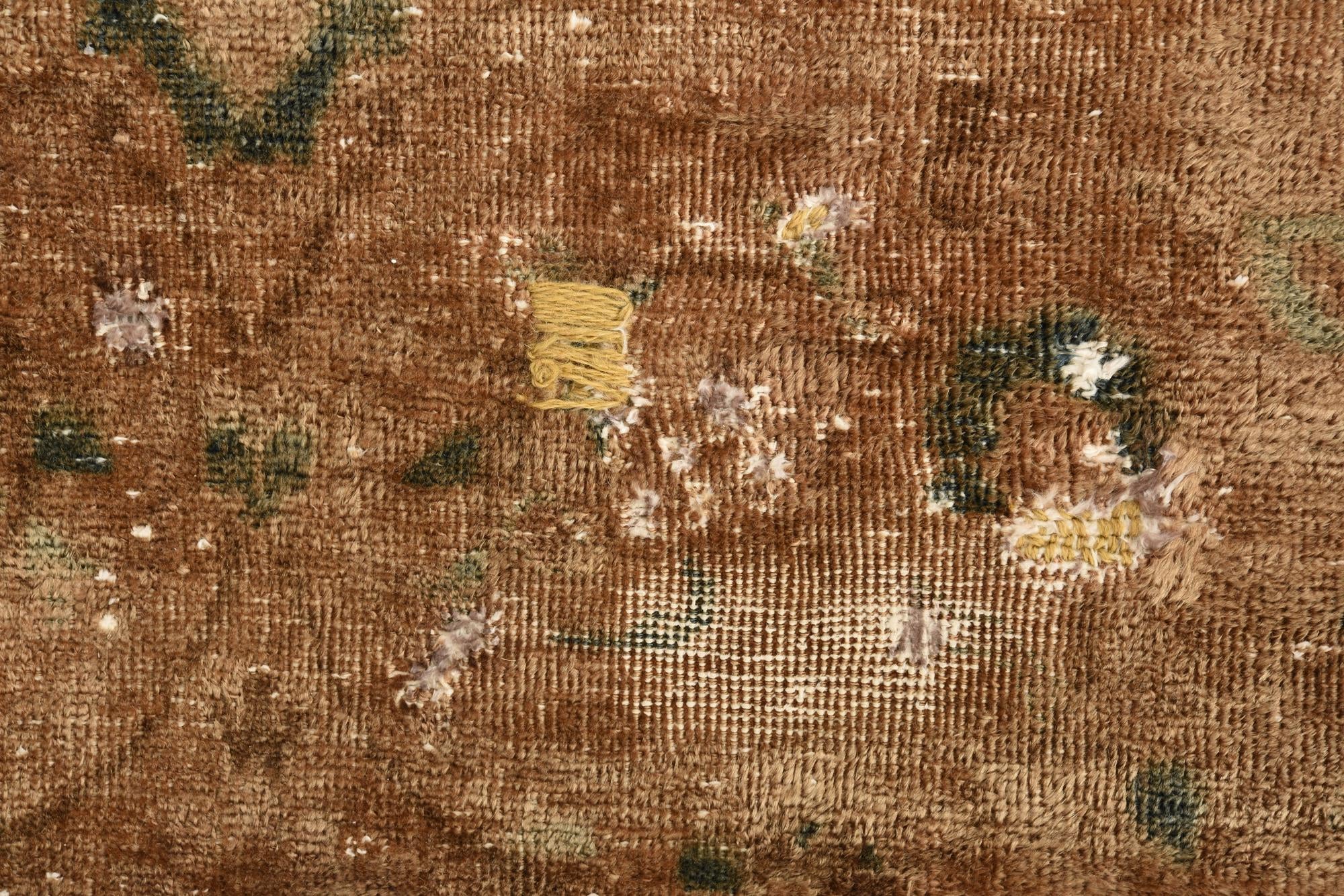 3' 8 x 10' Hand Knotted Ultra Vintage Persian Wool Runner Rug