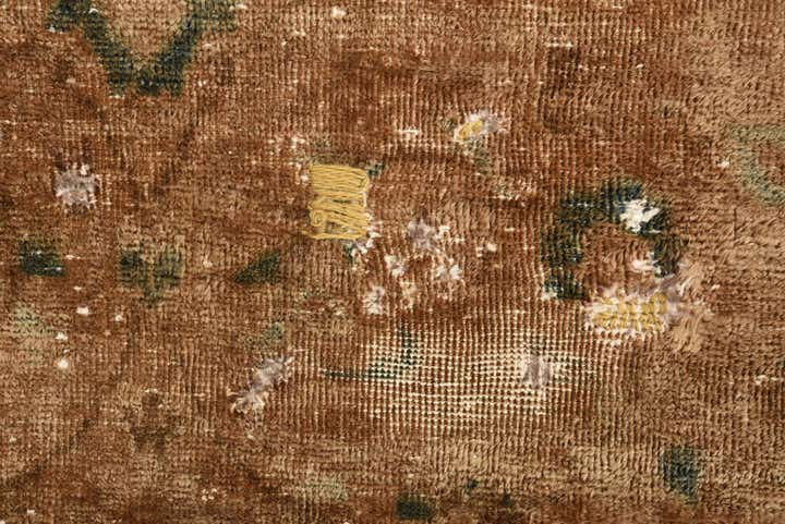 3' 8 x 10' Hand Knotted Ultra Vintage Persian Wool Runner Rug