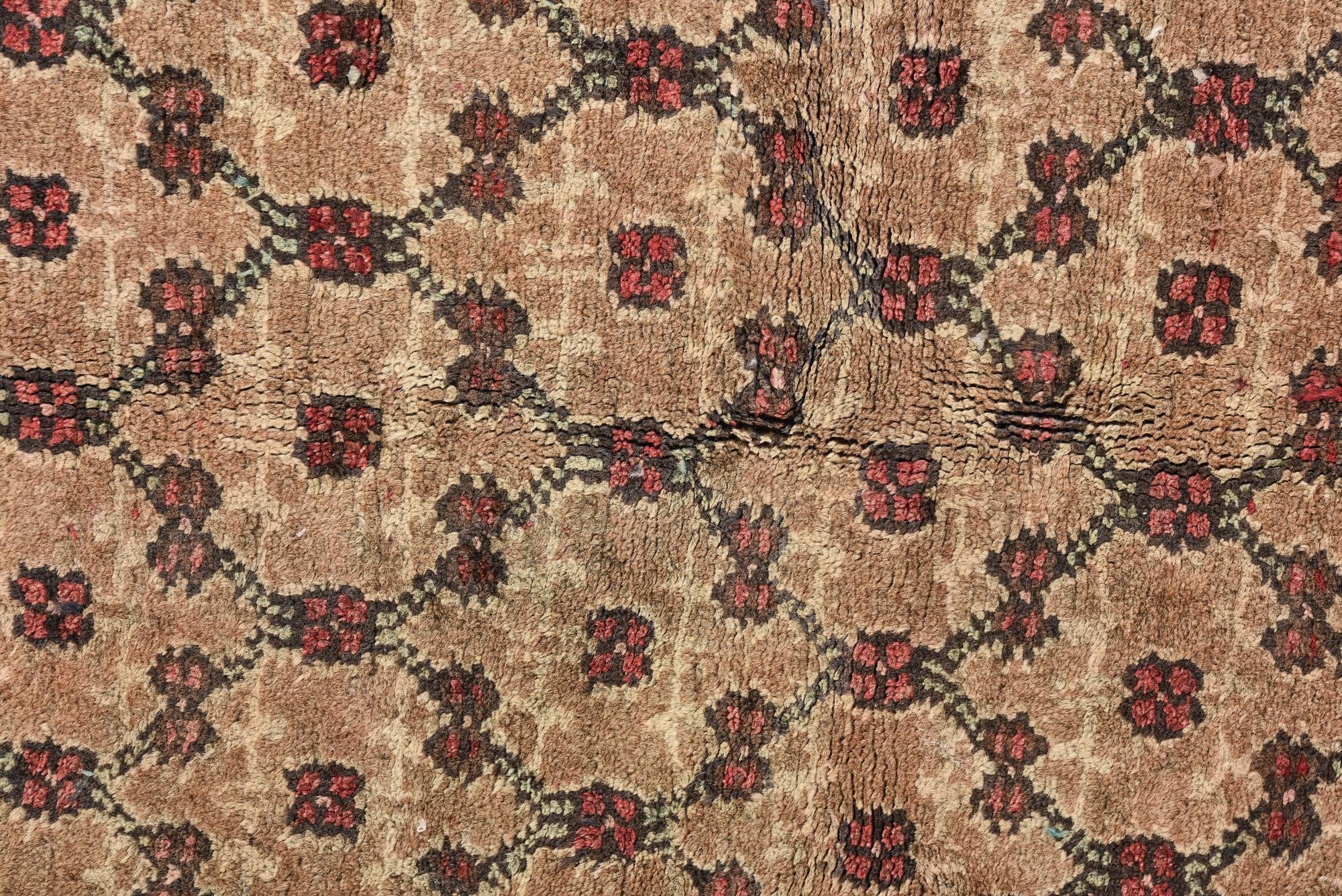2' 1 x 4' 8 Hand Knotted Ultra Vintage Persian Wool Runner Rug