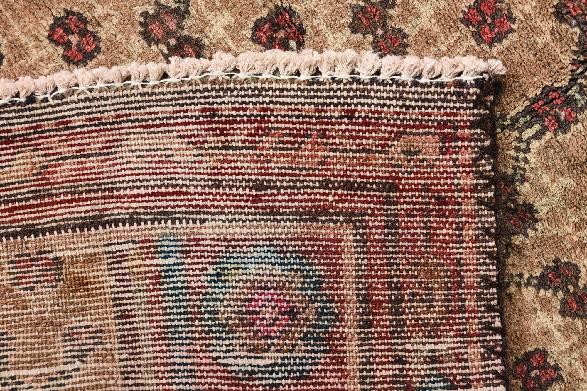 2' 1 x 4' 8 Hand Knotted Ultra Vintage Persian Wool Runner Rug