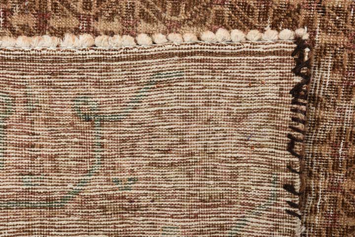 4' 6 x 9' 4 Hand Knotted Ultra Vintage Persian Wool Runner Rug