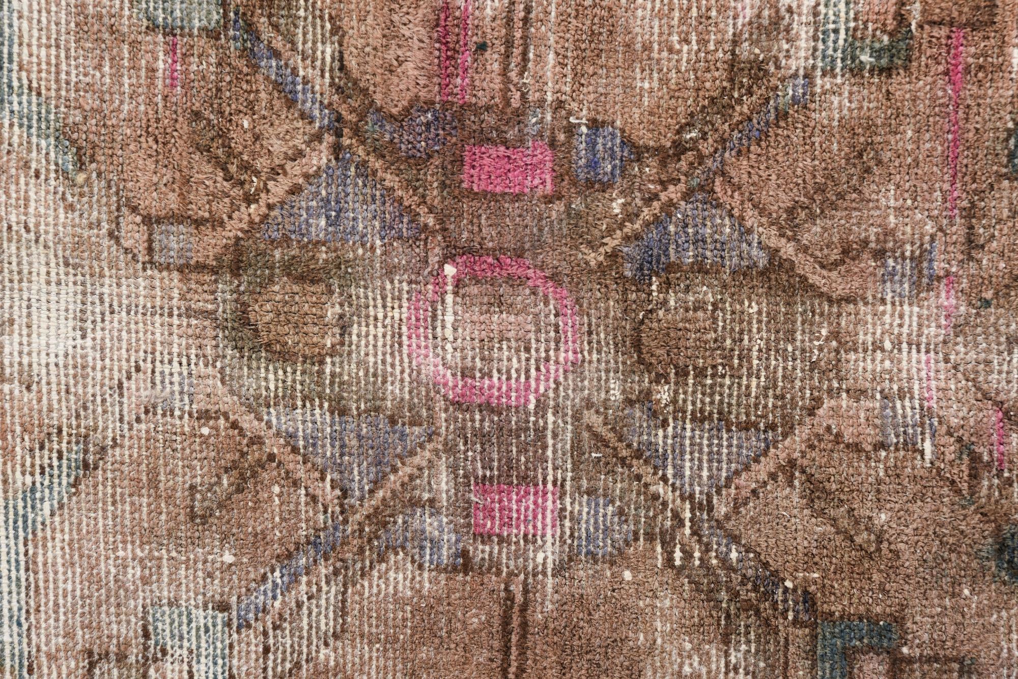 4' x 8' 2 Hand Knotted Ultra Vintage Persian Wool Runner Rug