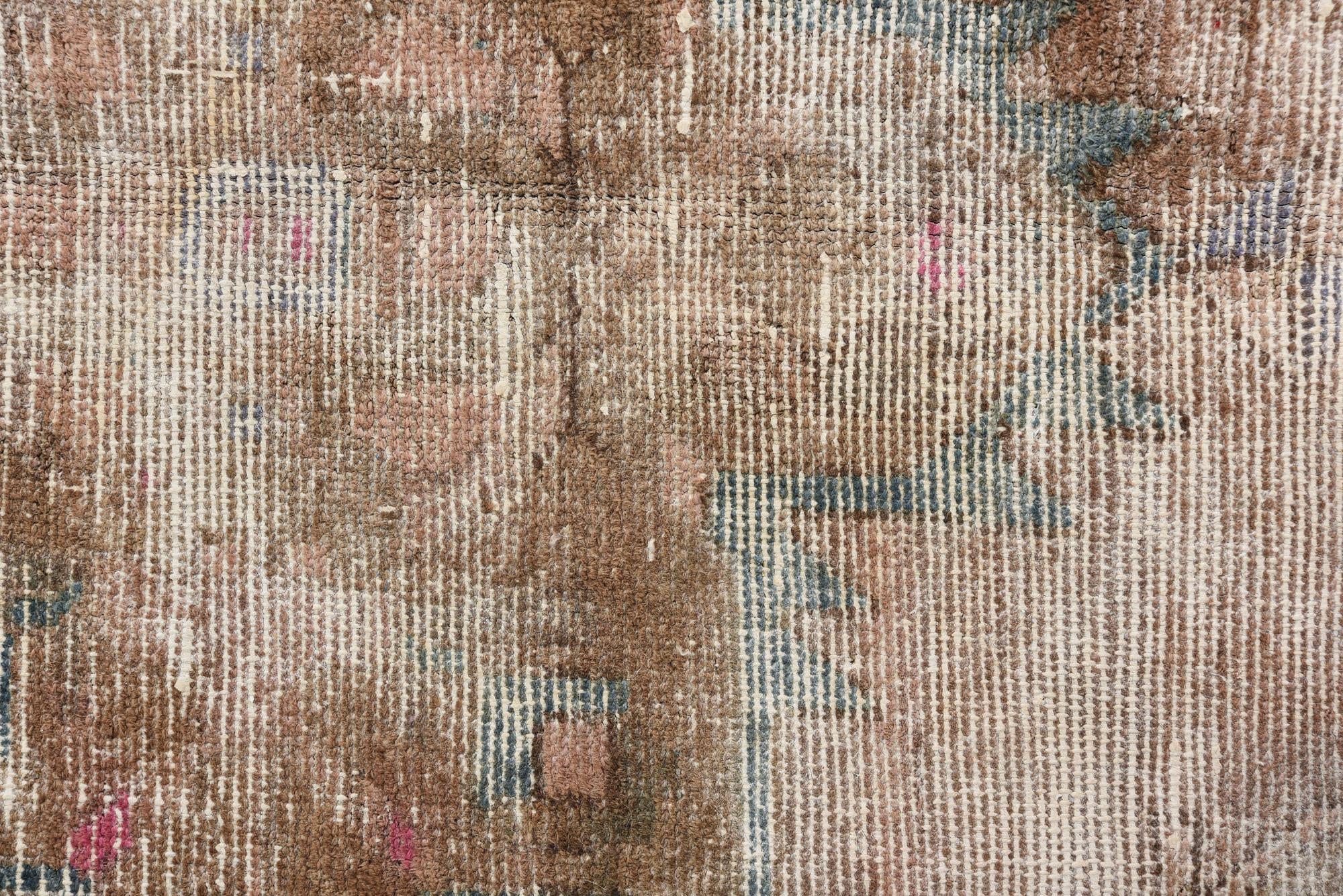4' x 8' 2 Hand Knotted Ultra Vintage Persian Wool Runner Rug