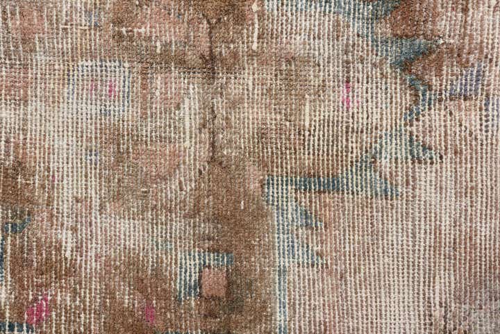 4' x 8' 2 Hand Knotted Ultra Vintage Persian Wool Runner Rug