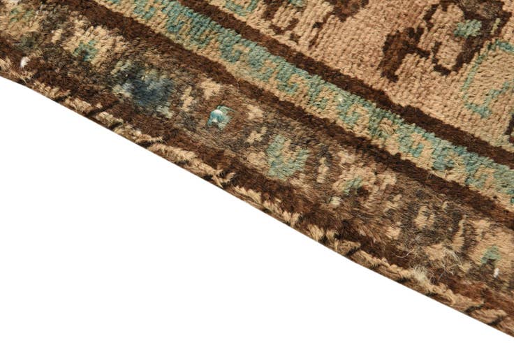 Detail image of 3' 1 x 6' 3 Hand Knotted Ultra Vintage Persian Wool Runner Rug