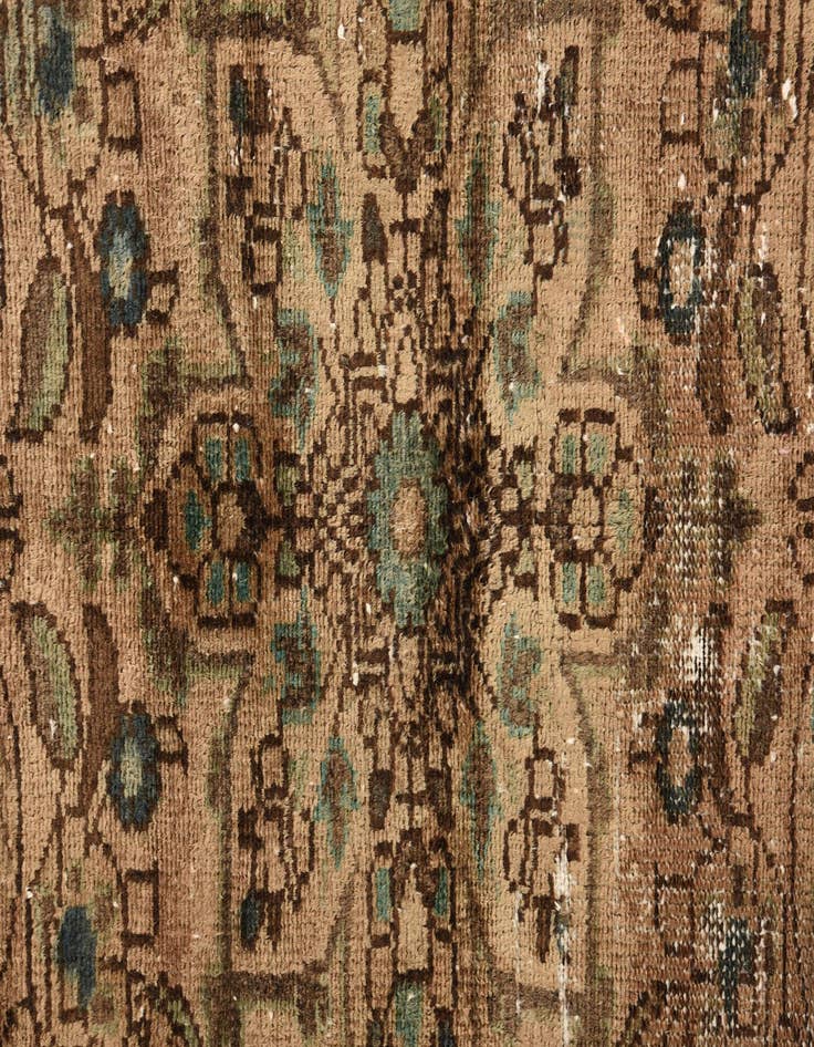 Detail image of 3' 1 x 6' 3  Hand Knotted Ultra Vintage Persian Wool Runner Rug