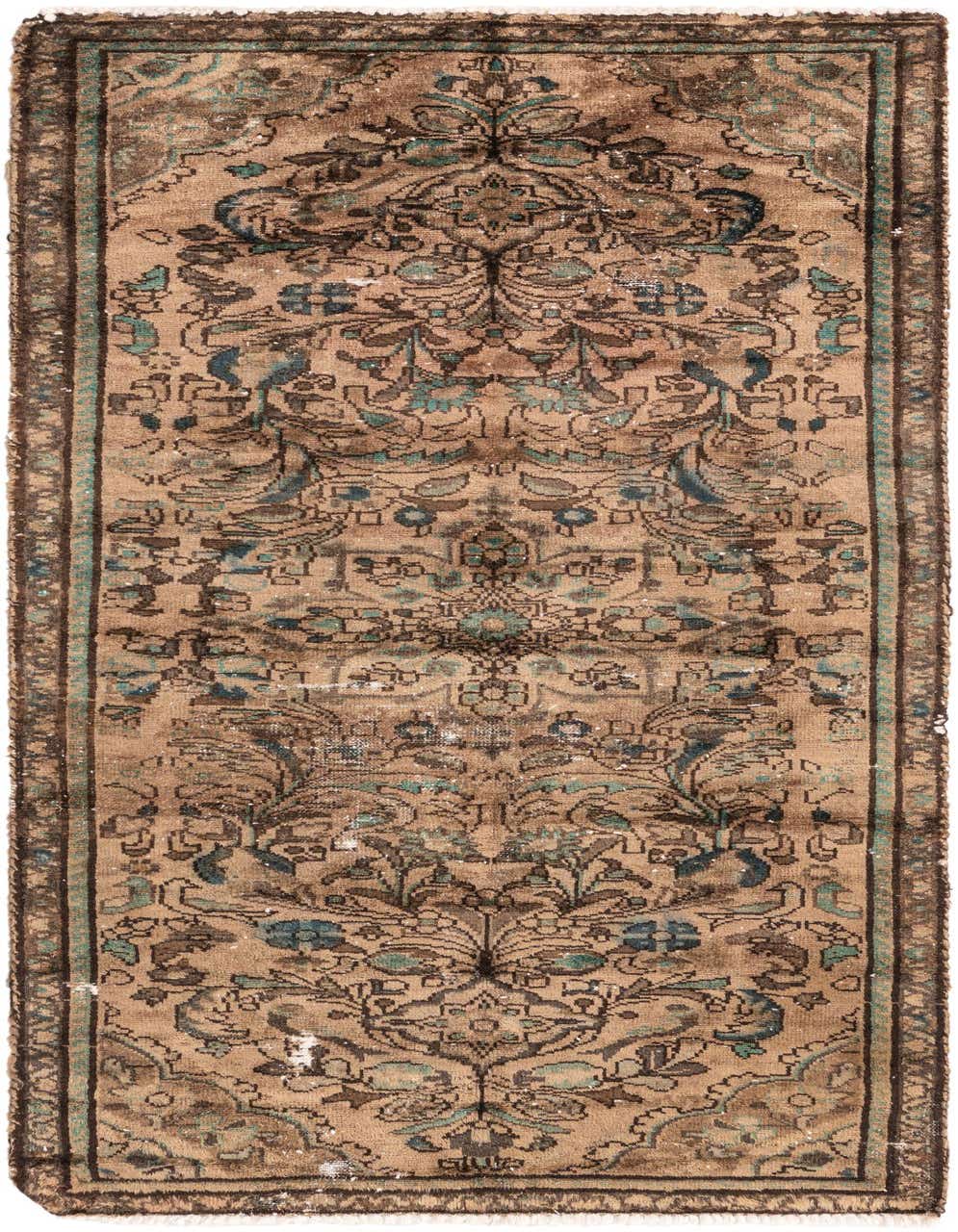 Primary image 3' 1 x 6' 3  Hand Knotted Ultra Vintage Persian Wool Runner Rug