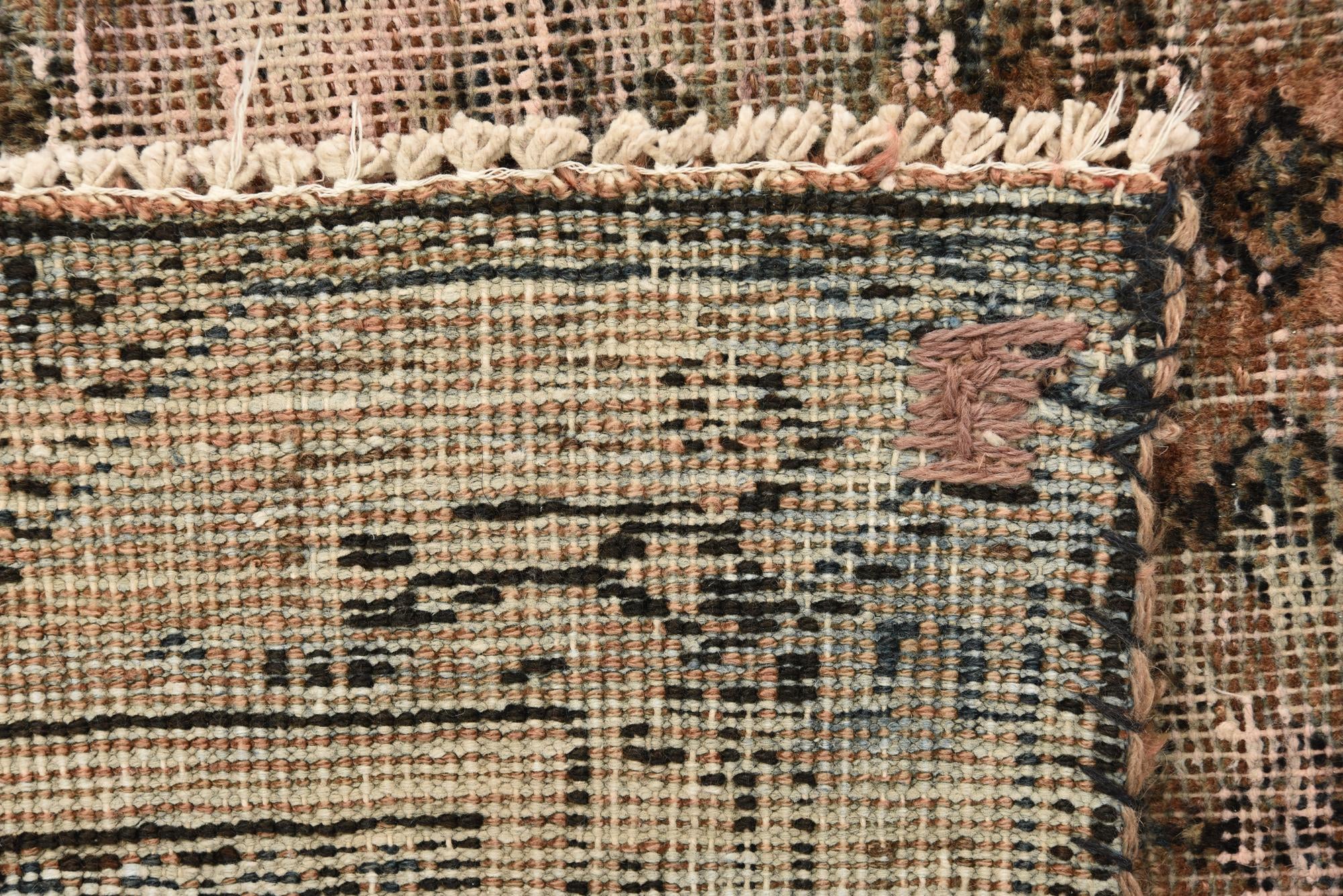 3' 3 x 9' 2 Hand Knotted Ultra Vintage Persian Wool Runner Rug