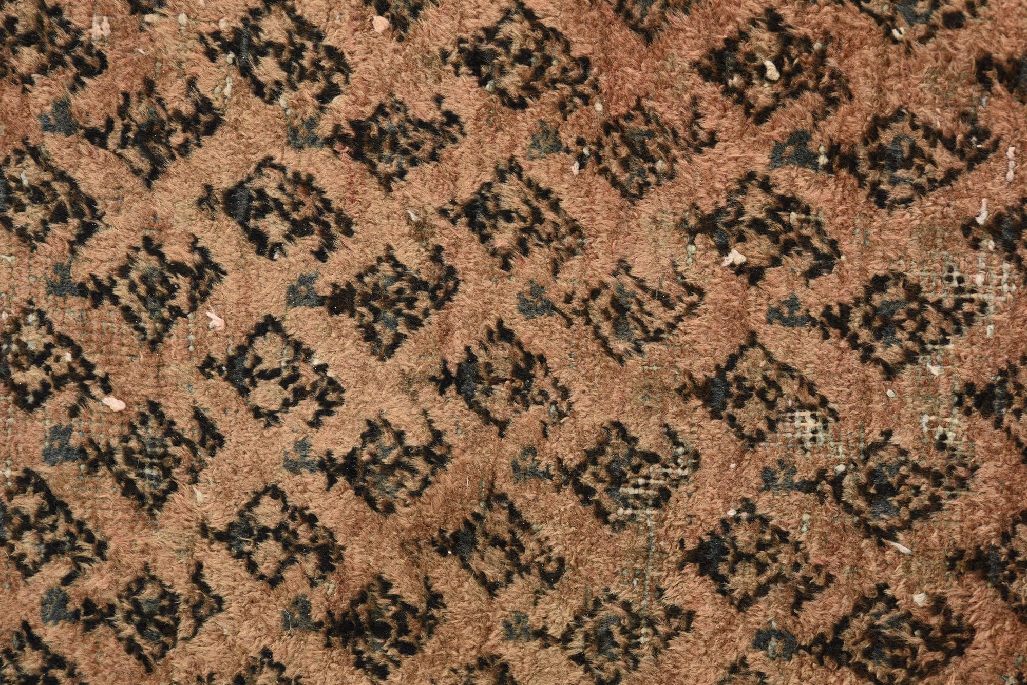 3' 3 x 9' 2 Hand Knotted Ultra Vintage Persian Wool Runner Rug