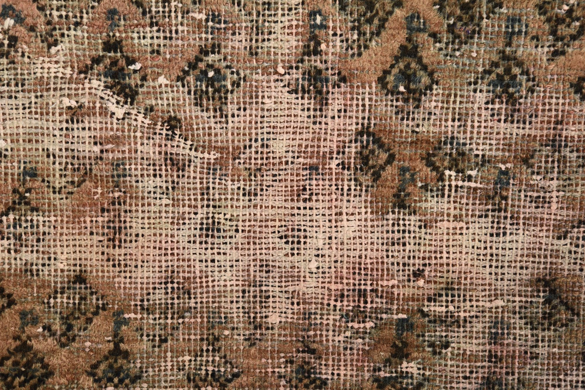 3' 3 x 9' 2 Hand Knotted Ultra Vintage Persian Wool Runner Rug