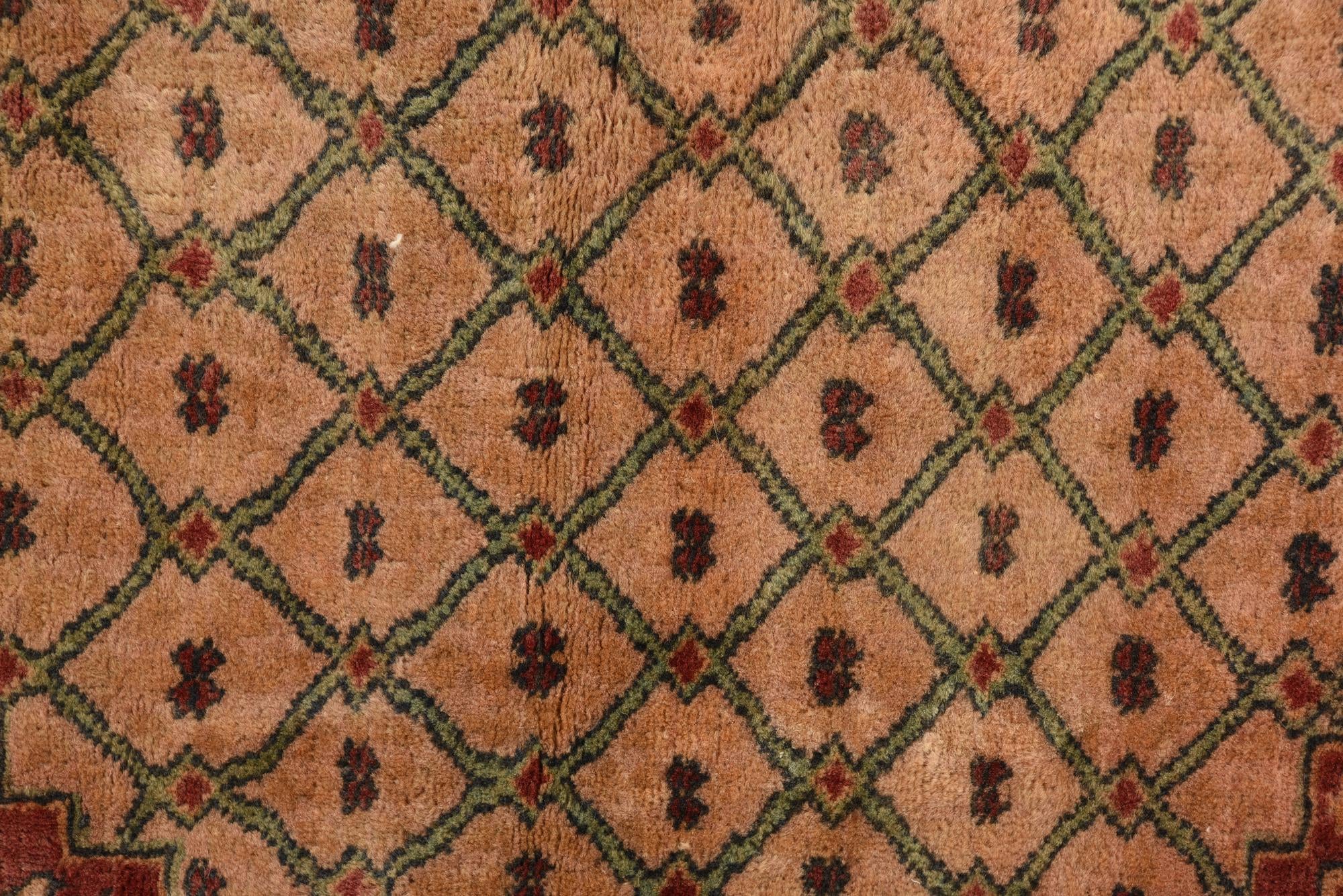 3' 5 x 6' 10 Hand Knotted Ultra Vintage Persian Wool Runner Rug