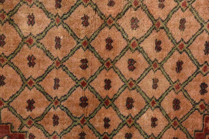 3' 5 x 6' 10 Hand Knotted Ultra Vintage Persian Wool Runner Rug