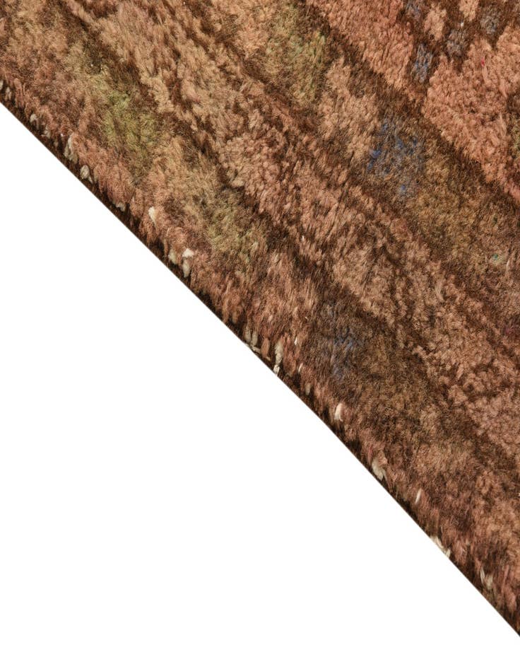 Detail image of 2' 3 x 6' 8  Hand Knotted Ultra Vintage Persian Wool Runner Rug