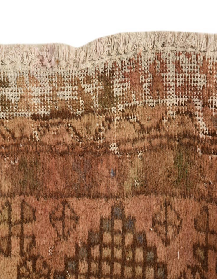 Detail image of 2' 3 x 6' 8  Hand Knotted Ultra Vintage Persian Wool Runner Rug