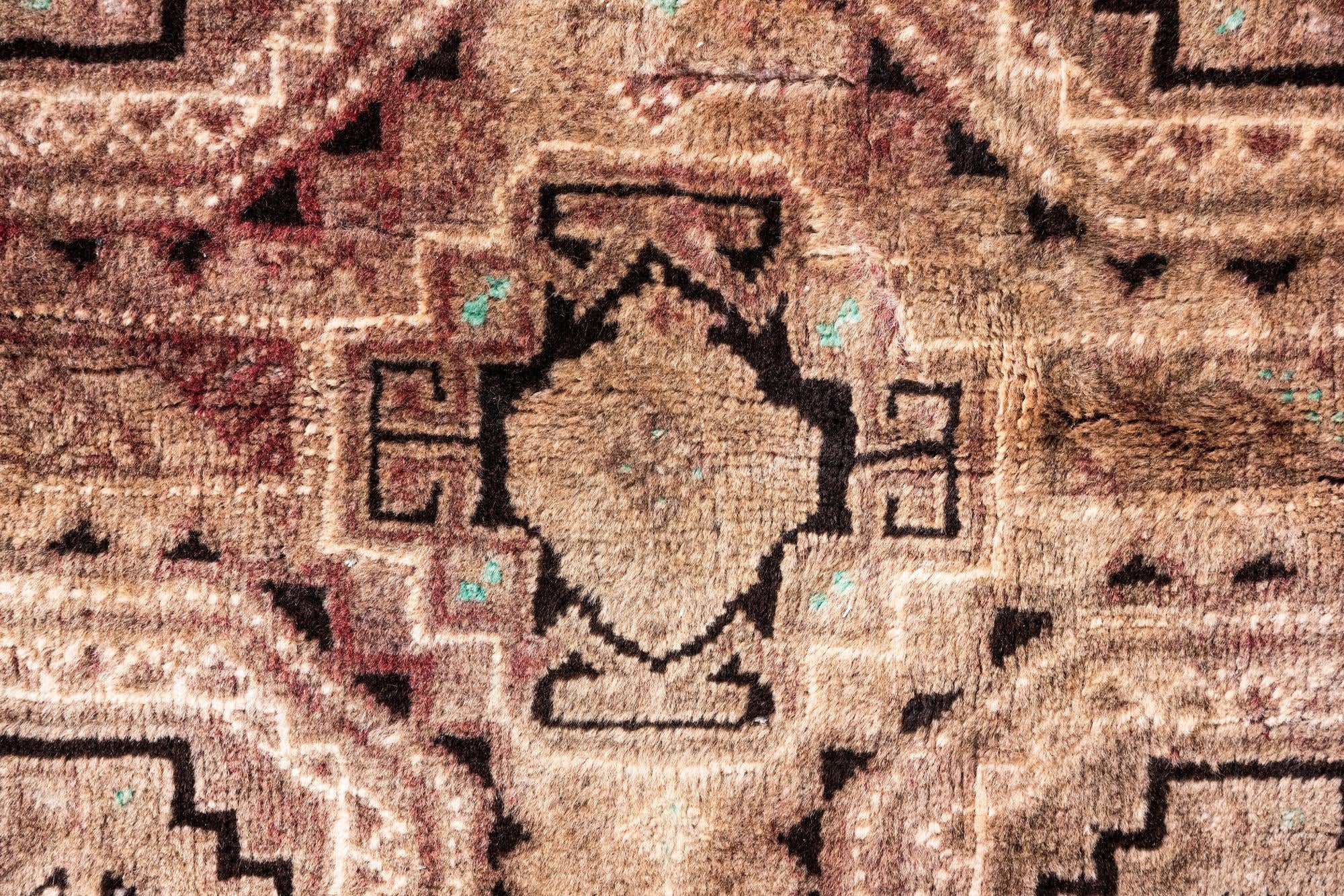 2' 6 x 5' 4 Hand Knotted Ultra Vintage Persian Wool Runner Rug