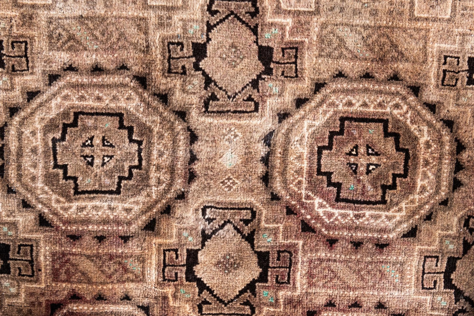 2' 6 x 5' 4 Hand Knotted Ultra Vintage Persian Wool Runner Rug