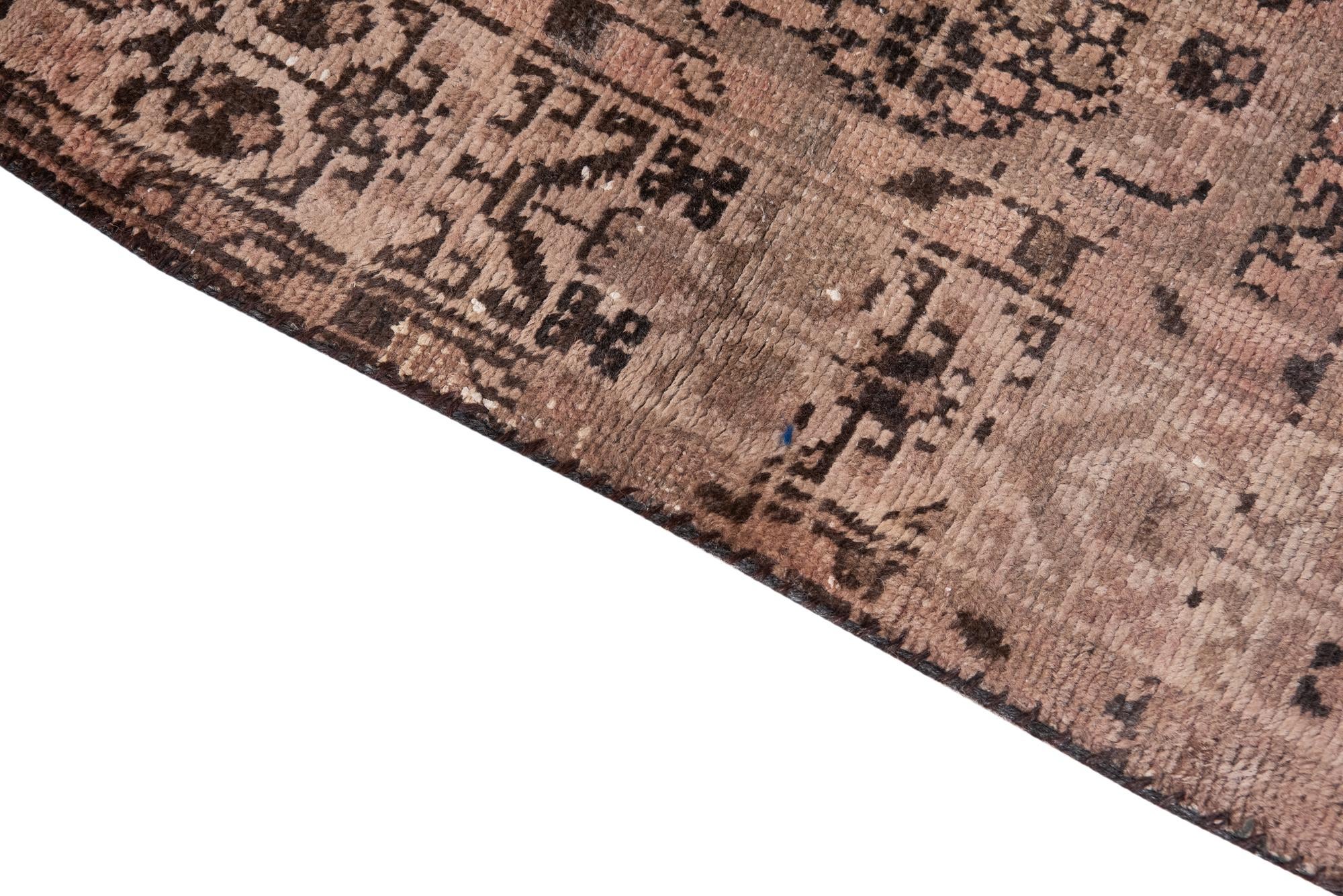 3' 5 x 9' 5 Hand Knotted Ultra Vintage Persian Wool Runner Rug