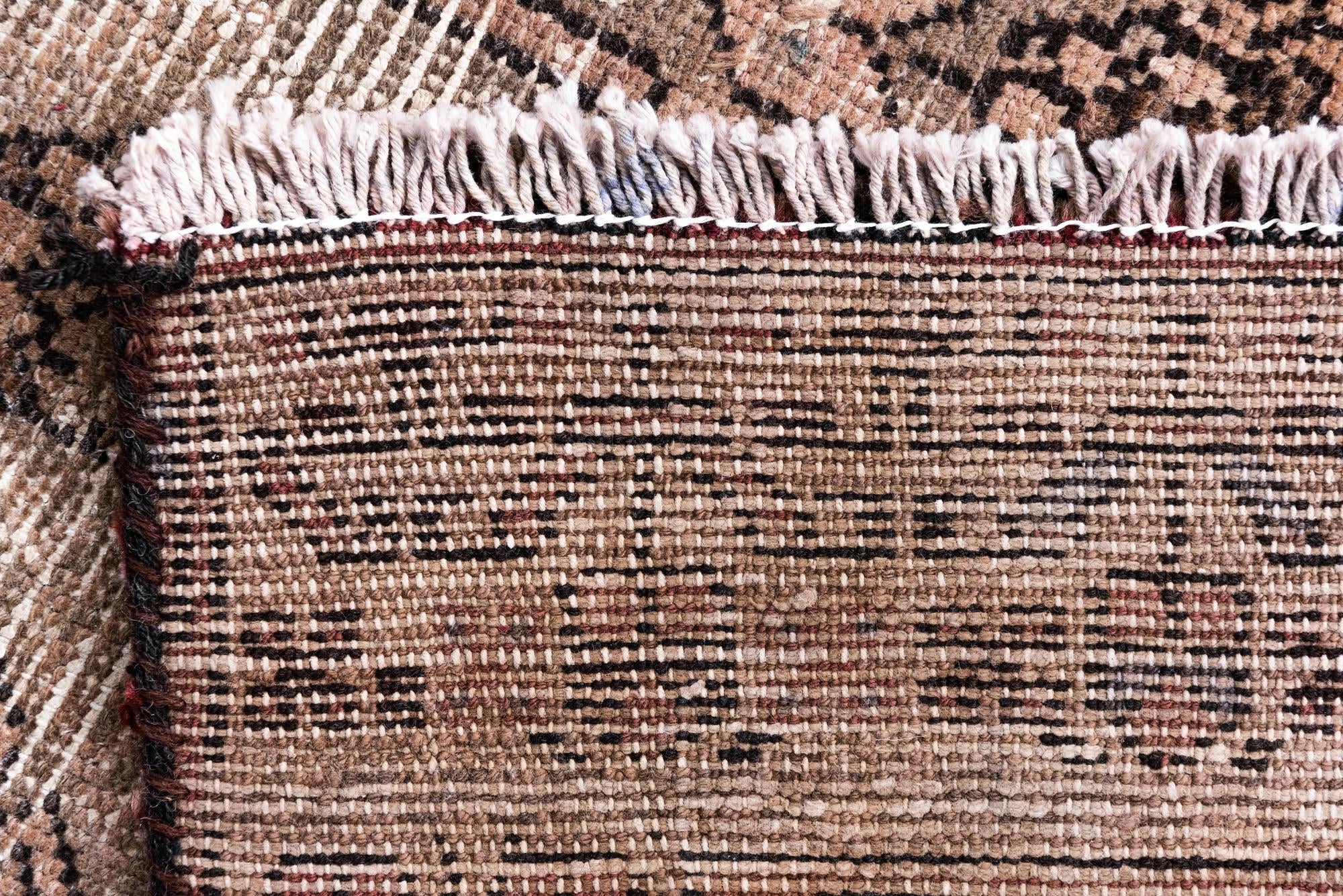 3' 5 x 9' 5 Hand Knotted Ultra Vintage Persian Wool Runner Rug