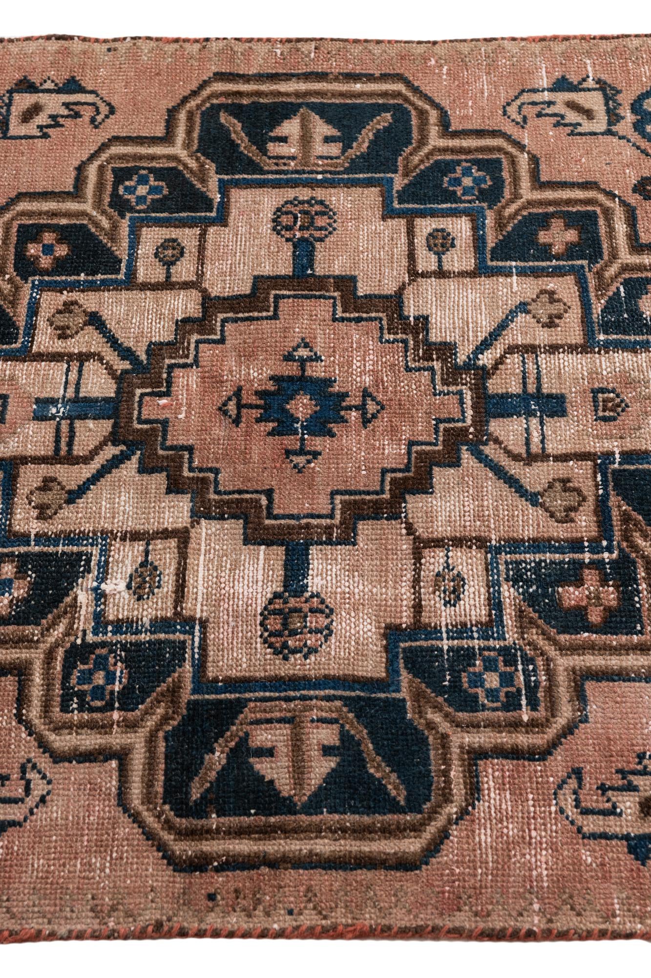2' 10 x 5' 10 Hand Knotted Ultra Vintage Persian Wool Runner Rug