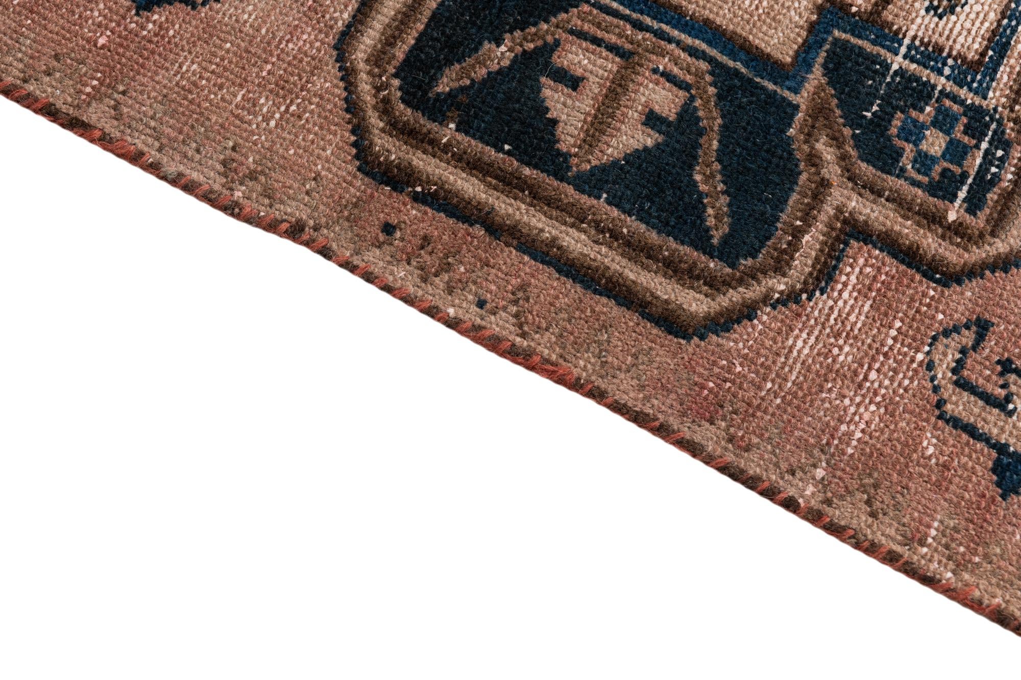 2' 10 x 5' 10 Hand Knotted Ultra Vintage Persian Wool Runner Rug