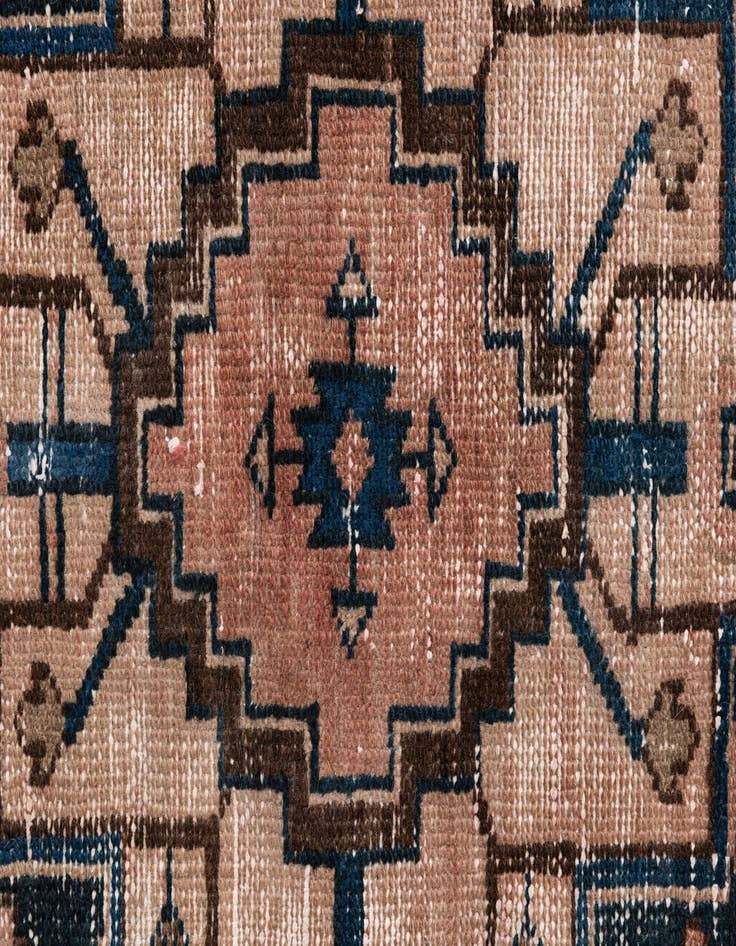 Detail image of 2' 10 x 5' 10  Hand Knotted Ultra Vintage Persian Wool Runner Rug