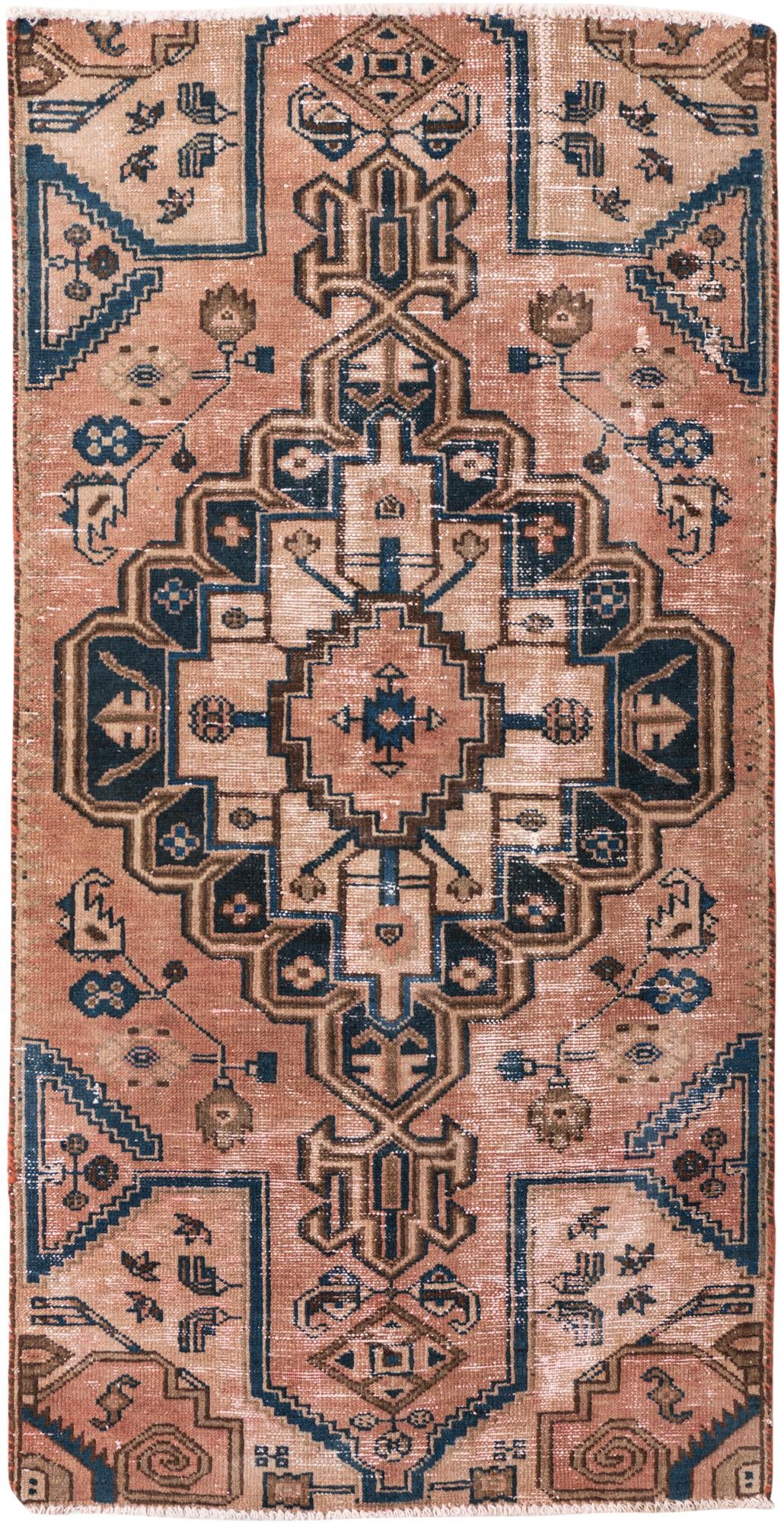 2' 10 x 5' 10 Hand Knotted Ultra Vintage Persian Wool Runner Rug