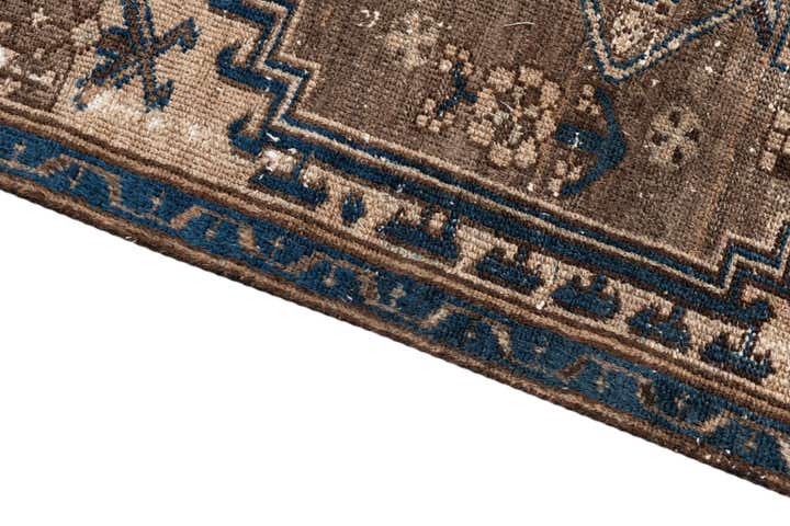 2' 6 x 5' 5 Hand Knotted Ultra Vintage Persian Wool Runner Rug