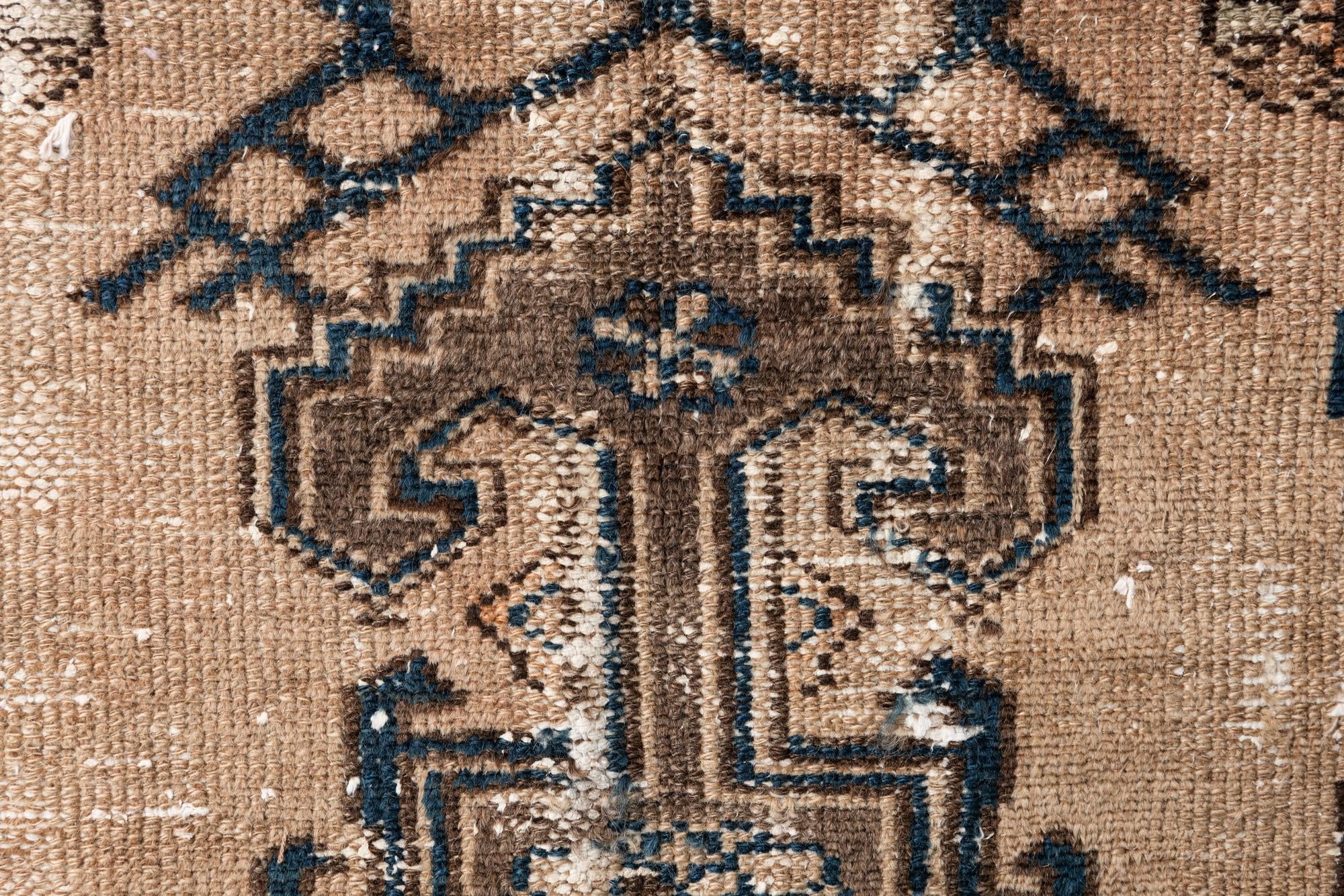 2' 6 x 5' 5 Hand Knotted Ultra Vintage Persian Wool Runner Rug