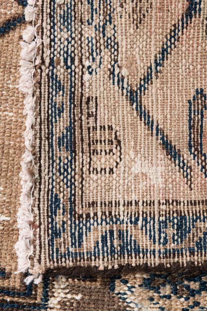 2' 6 x 5' 5 Hand Knotted Ultra Vintage Persian Wool Runner Rug