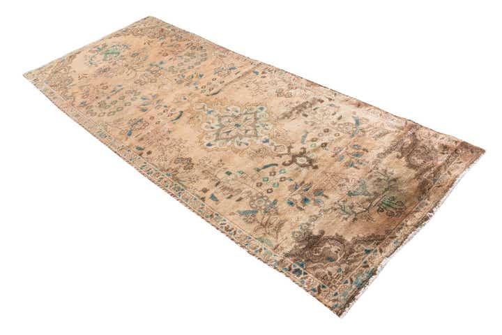 3' x 7' 7 Hand Knotted Ultra Vintage Persian Wool Runner Rug