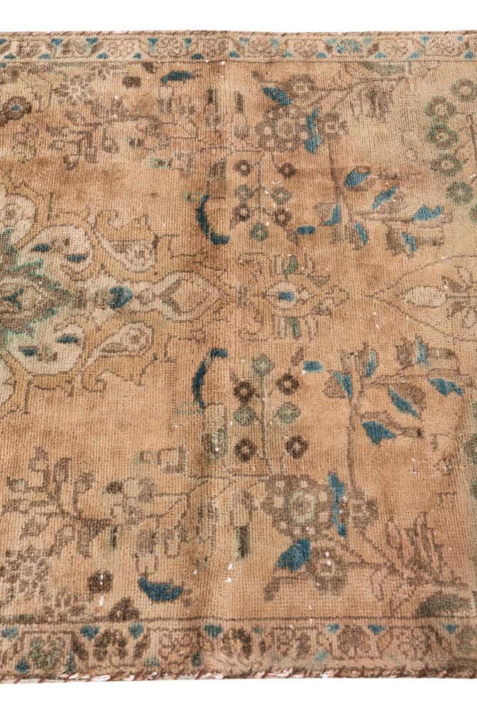 3' x 7' 7 Hand Knotted Ultra Vintage Persian Wool Runner Rug
