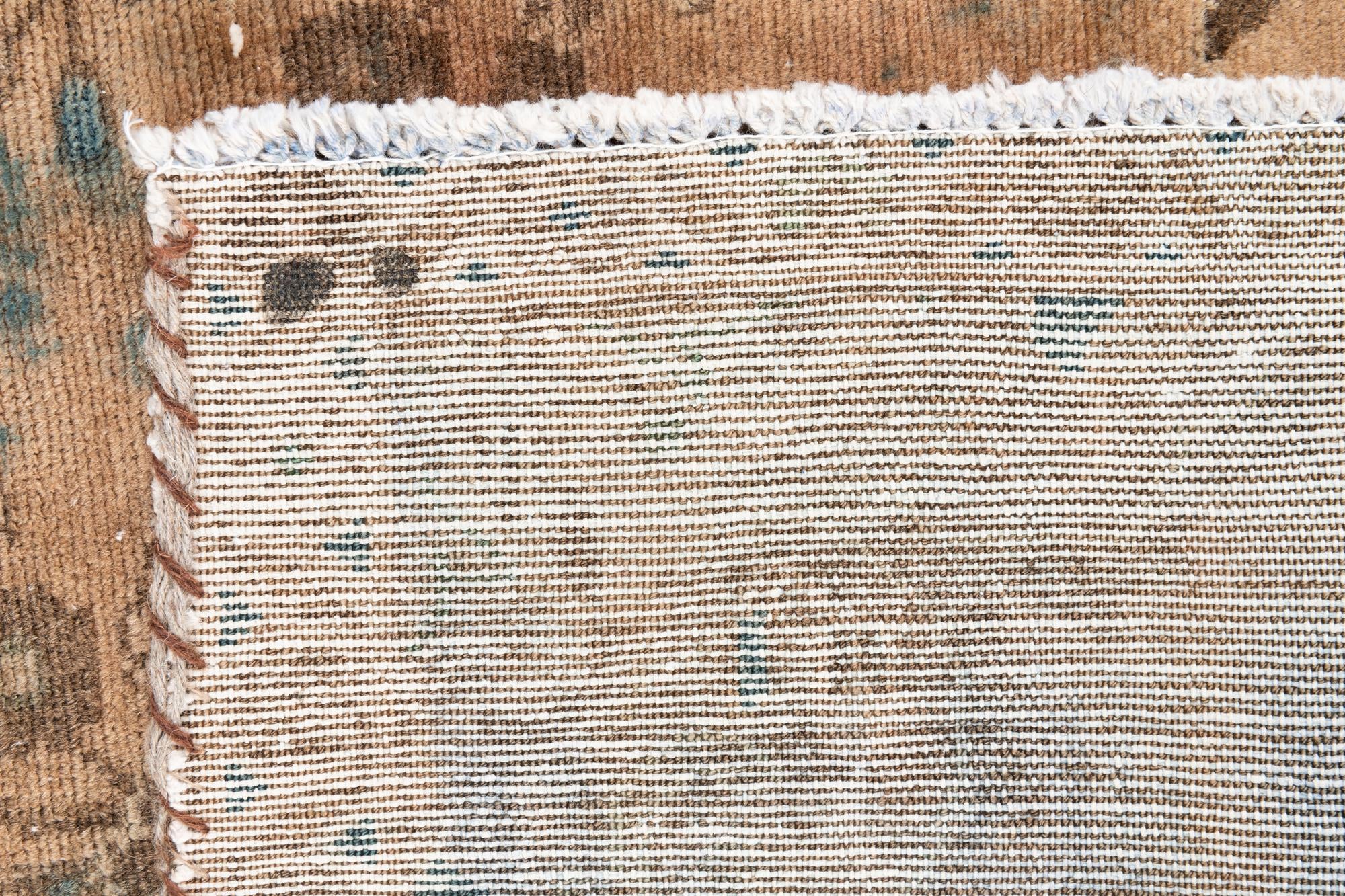 3' x 7' 7 Hand Knotted Ultra Vintage Persian Wool Runner Rug