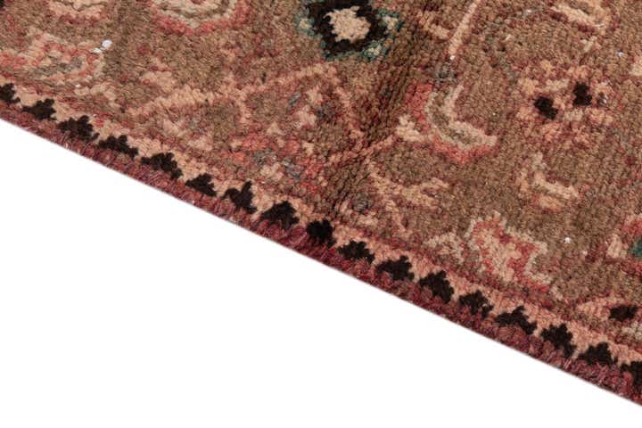 1' 8 x 5' 2 Hand Knotted Ultra Vintage Persian Wool Runner Rug