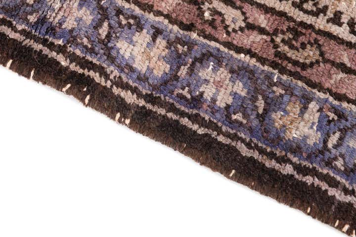 3' 7 x 10' 3 Hand Knotted Ultra Vintage Persian Wool Runner Rug
